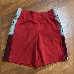 Marvel Red and Gray Athletic Shorts
